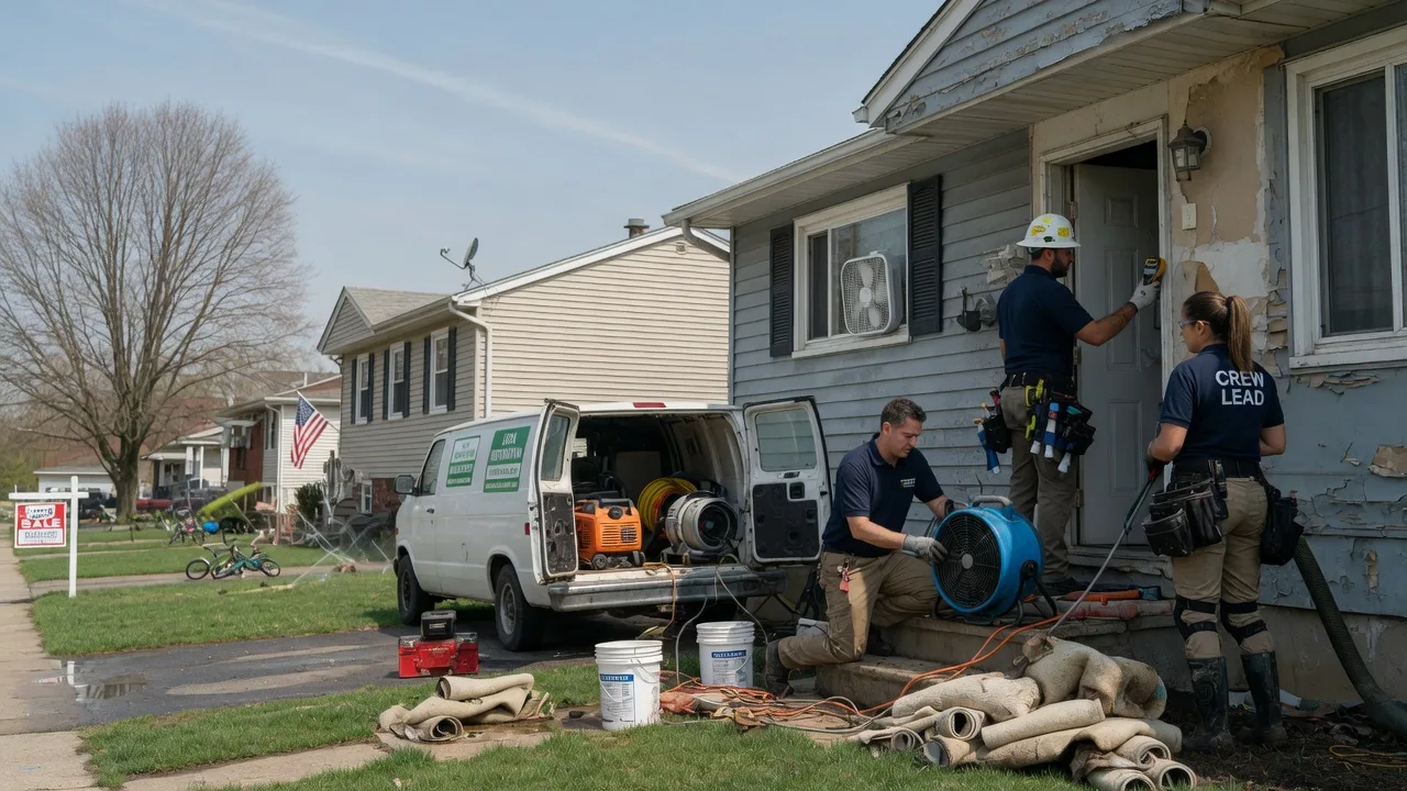 Flood Cleanup in Clayton, NJ near me